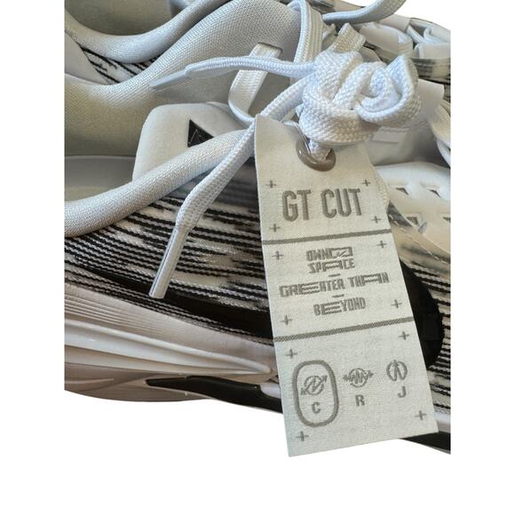 Nike Air NWT NWOB Zoom GT Cut 2 TB White Black Men’s Size 18 Sneaker FJ8915-100 - Picture 6 of 14